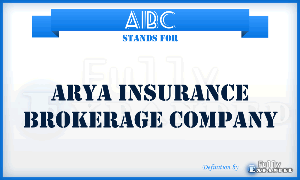 AIBC - Arya Insurance Brokerage Company