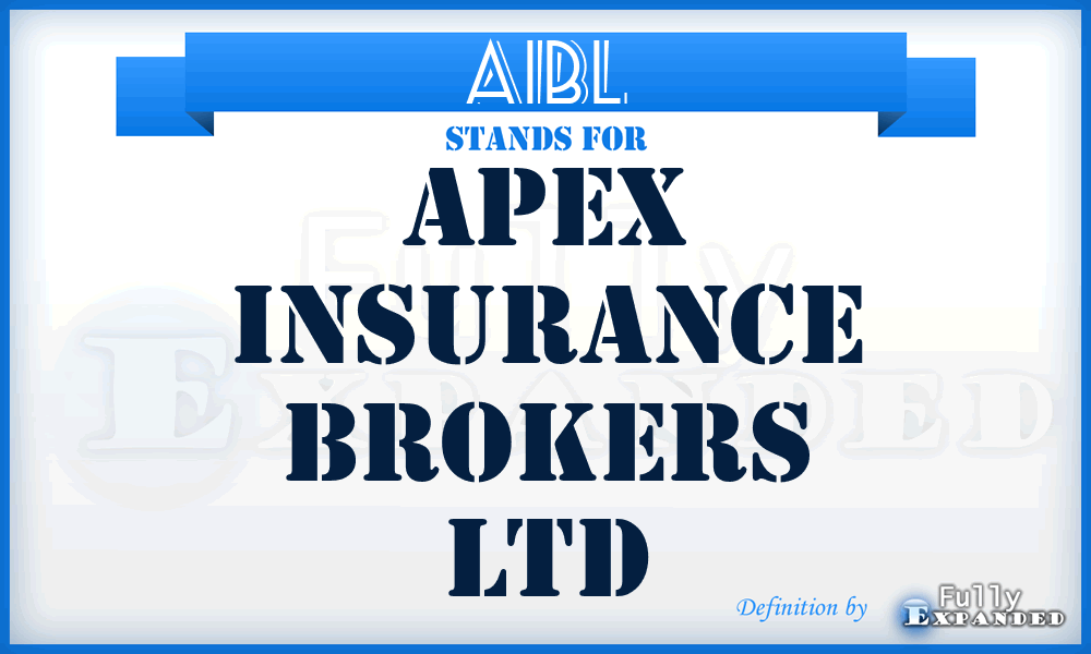 AIBL - Apex Insurance Brokers Ltd