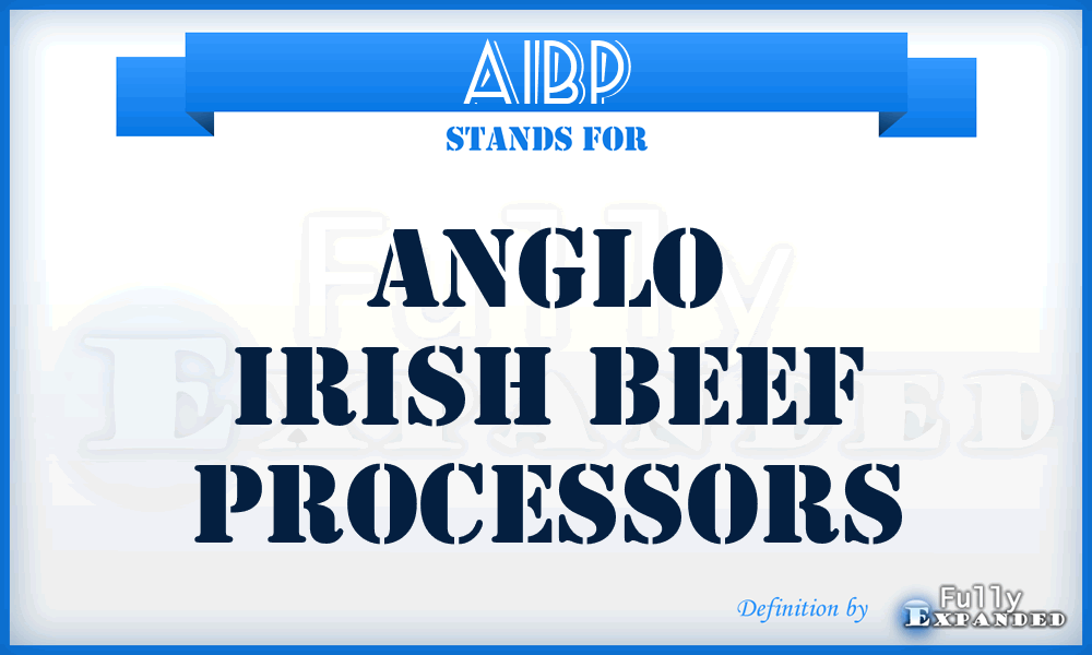 AIBP - Anglo Irish Beef Processors