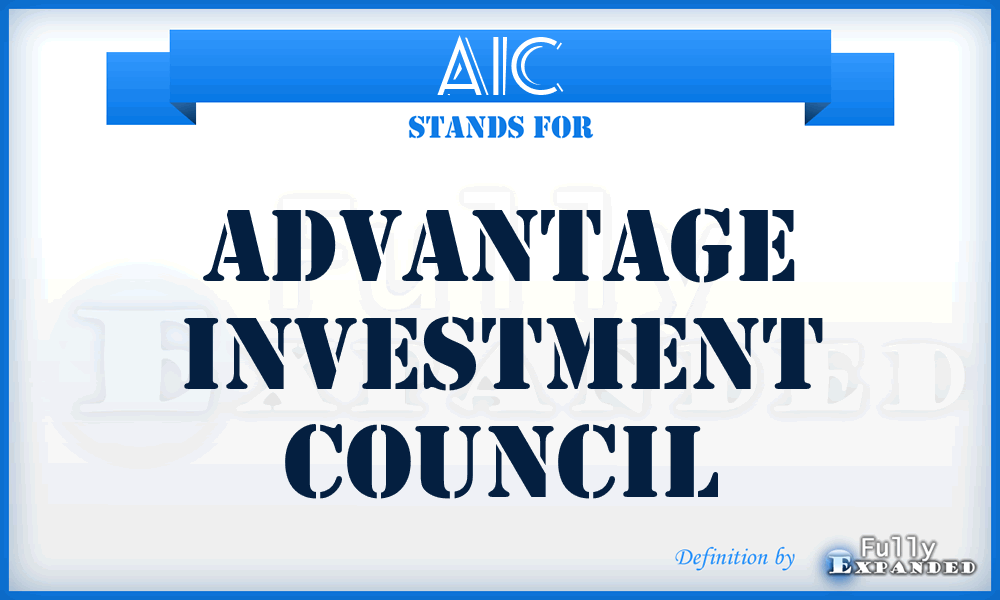 AIC - Advantage Investment Council