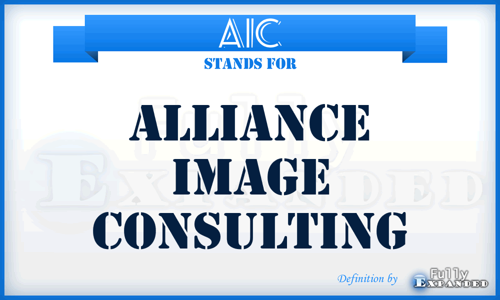 AIC - Alliance Image Consulting