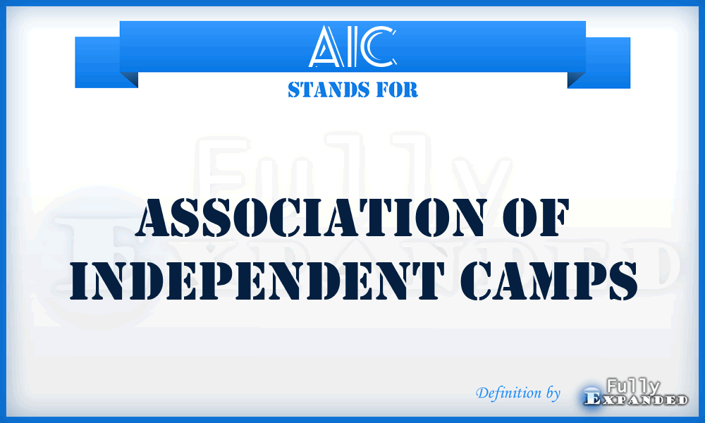 AIC - Association of Independent Camps