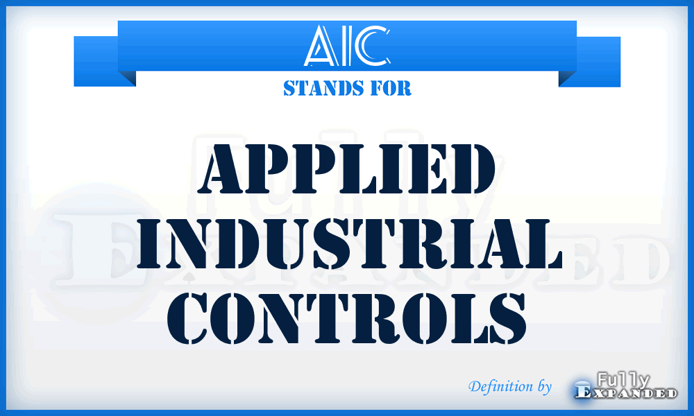 AIC - Applied Industrial Controls