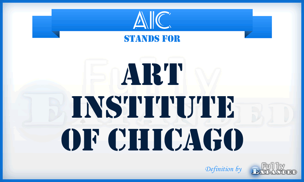 AIC - Art Institute of Chicago