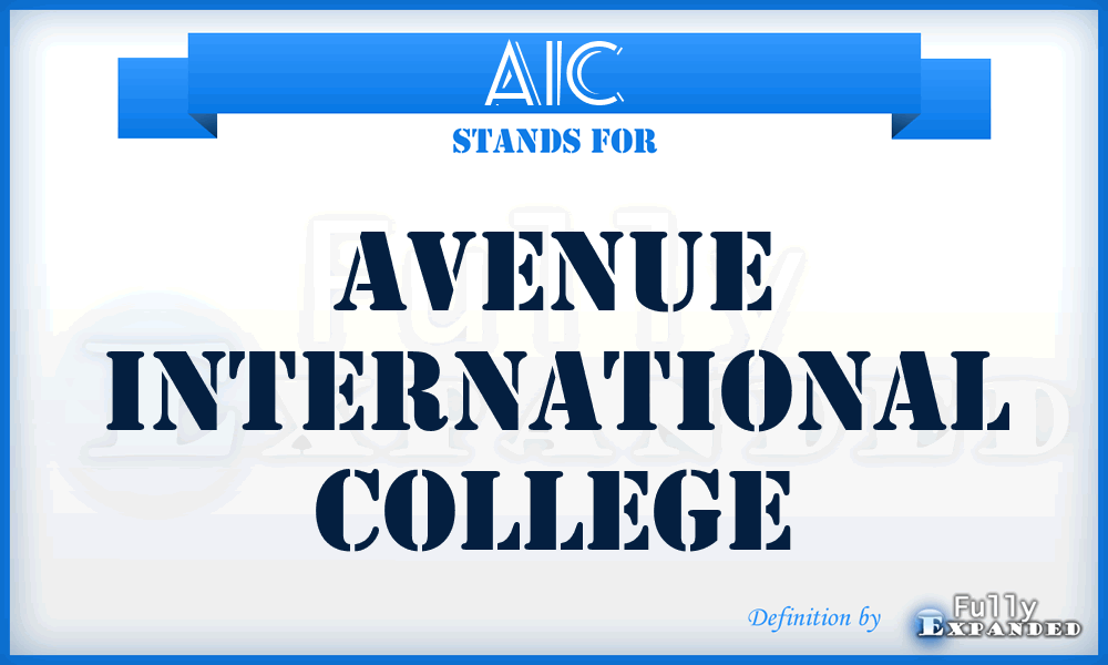 AIC - Avenue International College