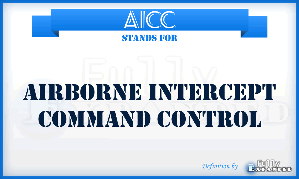 AICC - airborne intercept command control