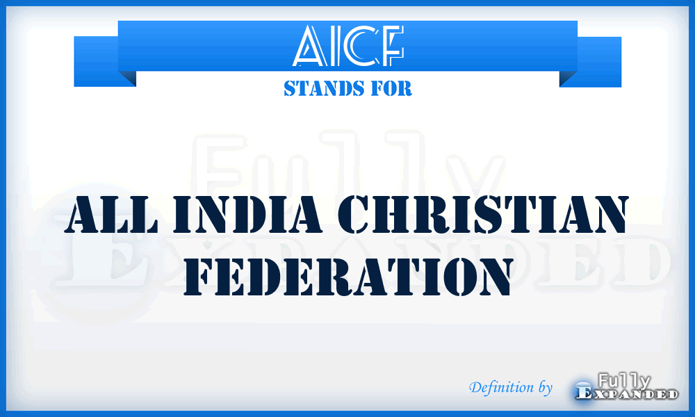 AICF - All India Christian Federation