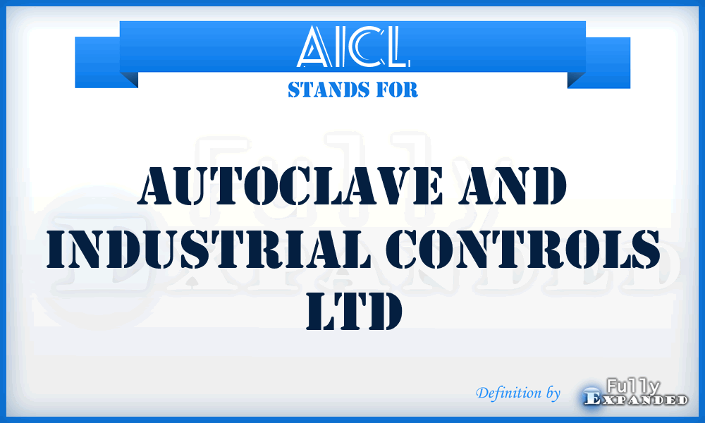 AICL - Autoclave and Industrial Controls Ltd