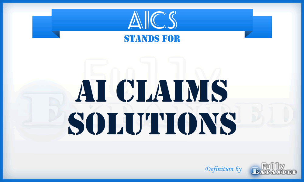 AICS - AI Claims Solutions
