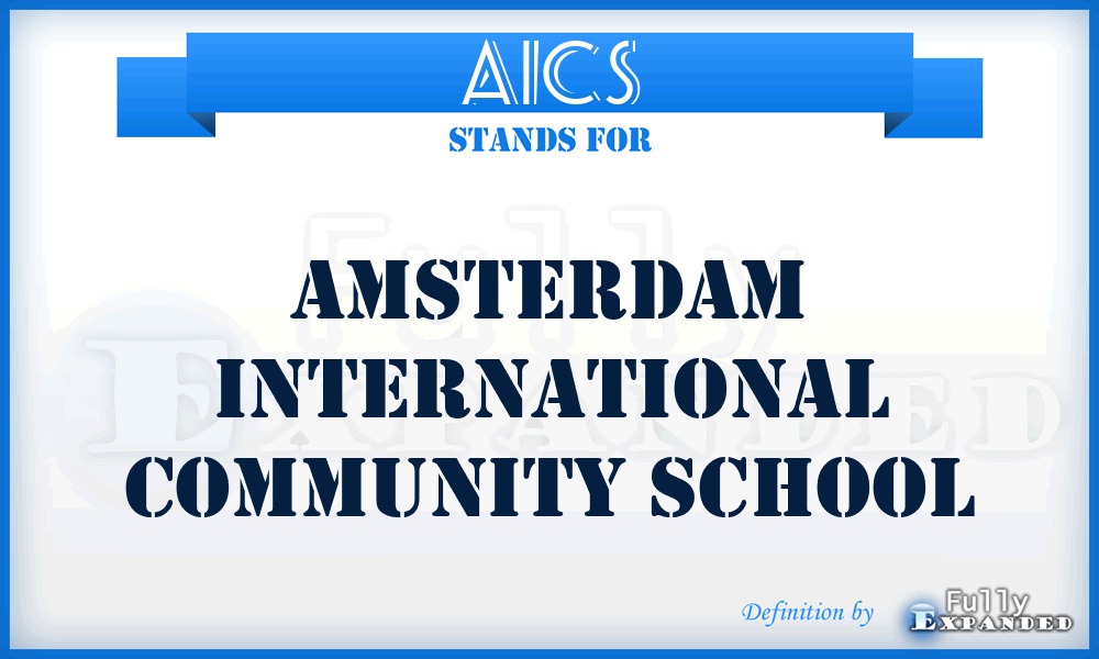 AICS - Amsterdam International Community School