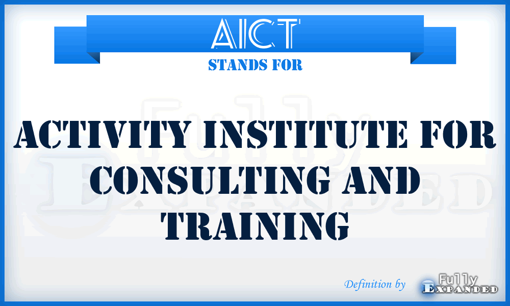 AICT - Activity Institute for Consulting and Training