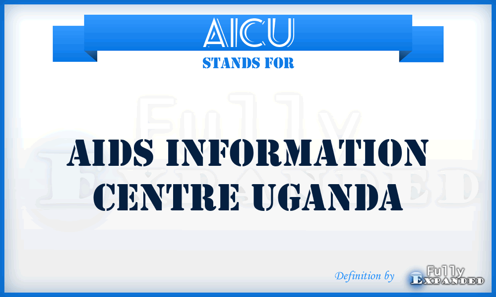 AICU - Aids Information Centre Uganda