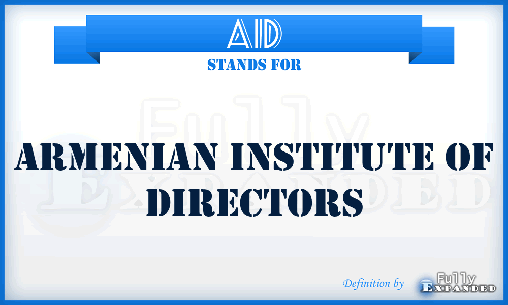 AID - Armenian Institute of Directors