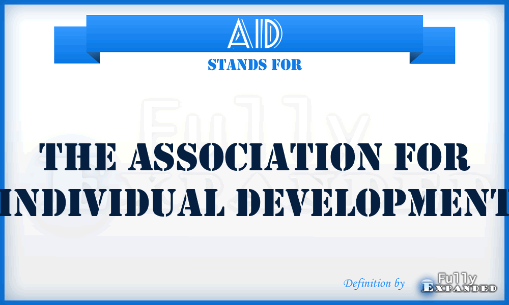 AID - The Association for Individual Development