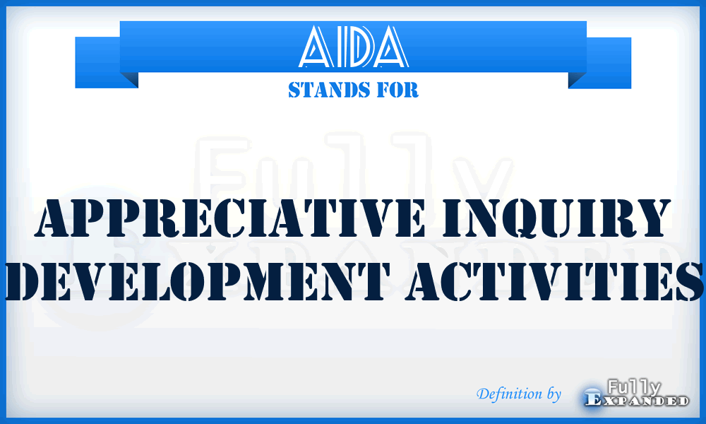 AIDA - Appreciative Inquiry Development Activities