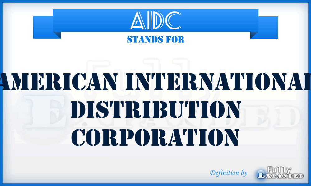 AIDC - American International Distribution Corporation