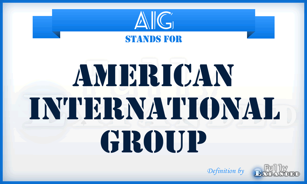 AIG - American International Group