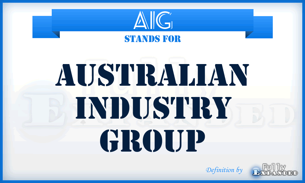 AIG - Australian Industry Group