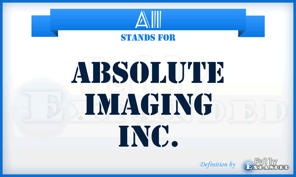 AII - Absolute Imaging Inc.