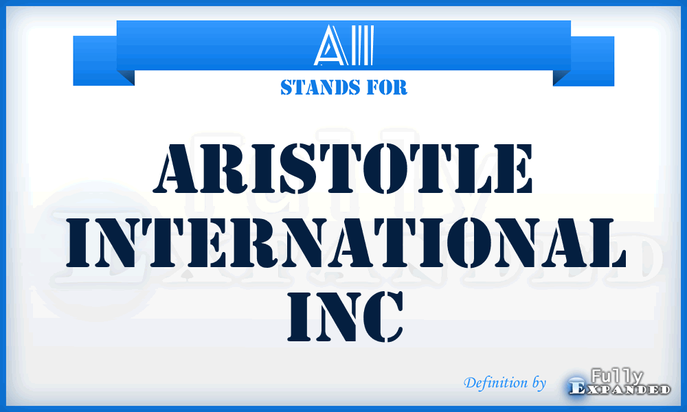 AII - Aristotle International Inc