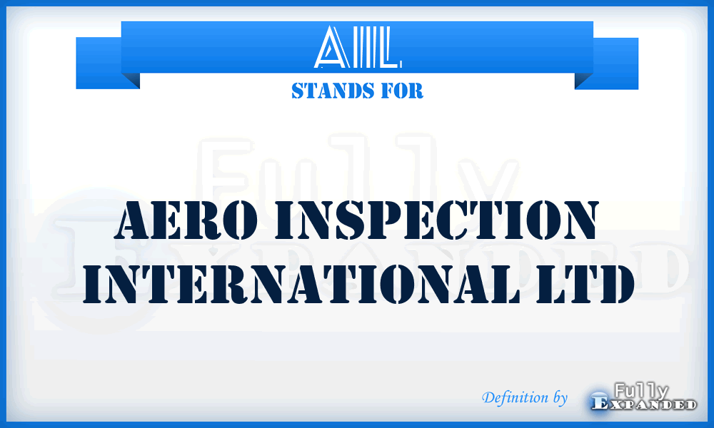 AIIL - Aero Inspection International Ltd