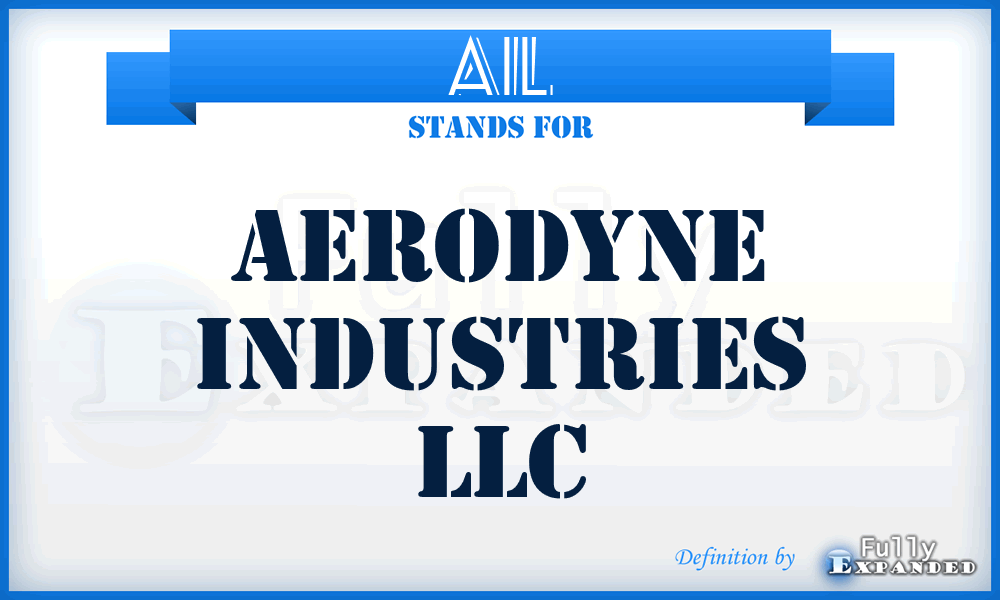 AIL - Aerodyne Industries LLC