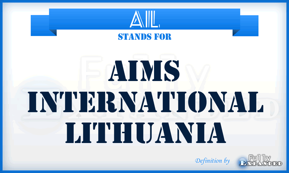 AIL - Aims International Lithuania