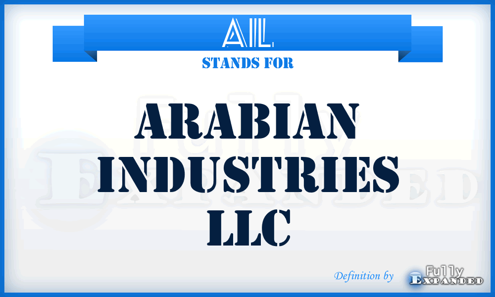 AIL - Arabian Industries LLC