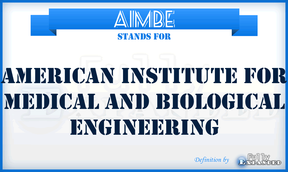 AIMBE - American Institute for Medical and Biological Engineering