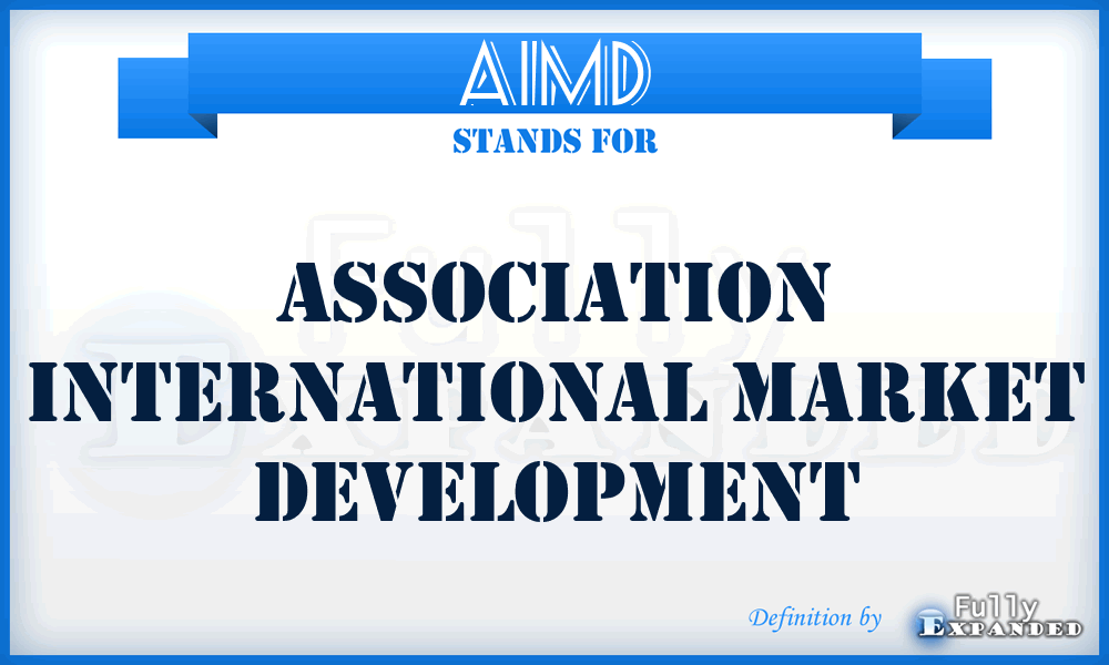 AIMD - Association International Market Development