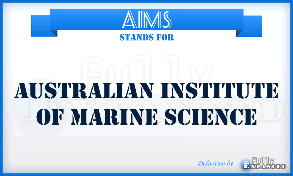 AIMS - Australian Institute of Marine Science