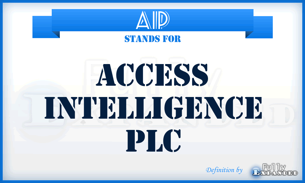 AIP - Access Intelligence PLC