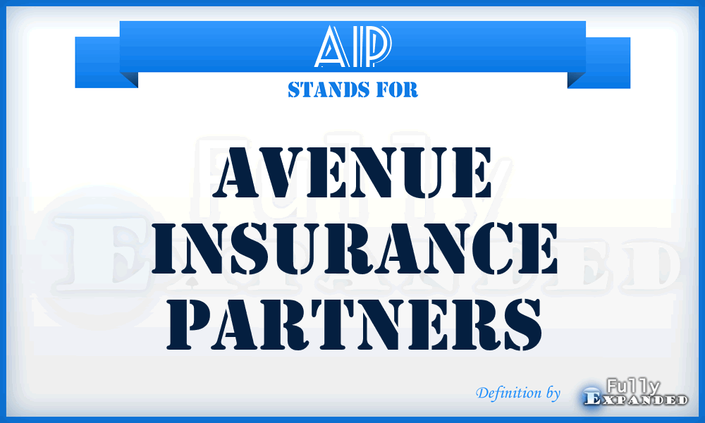 AIP - Avenue Insurance Partners