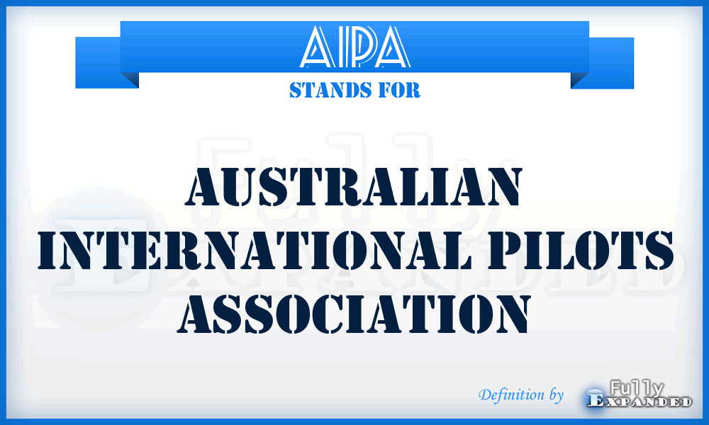 AIPA - Australian International Pilots Association