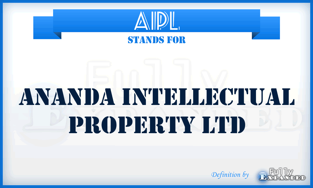 AIPL - Ananda Intellectual Property Ltd