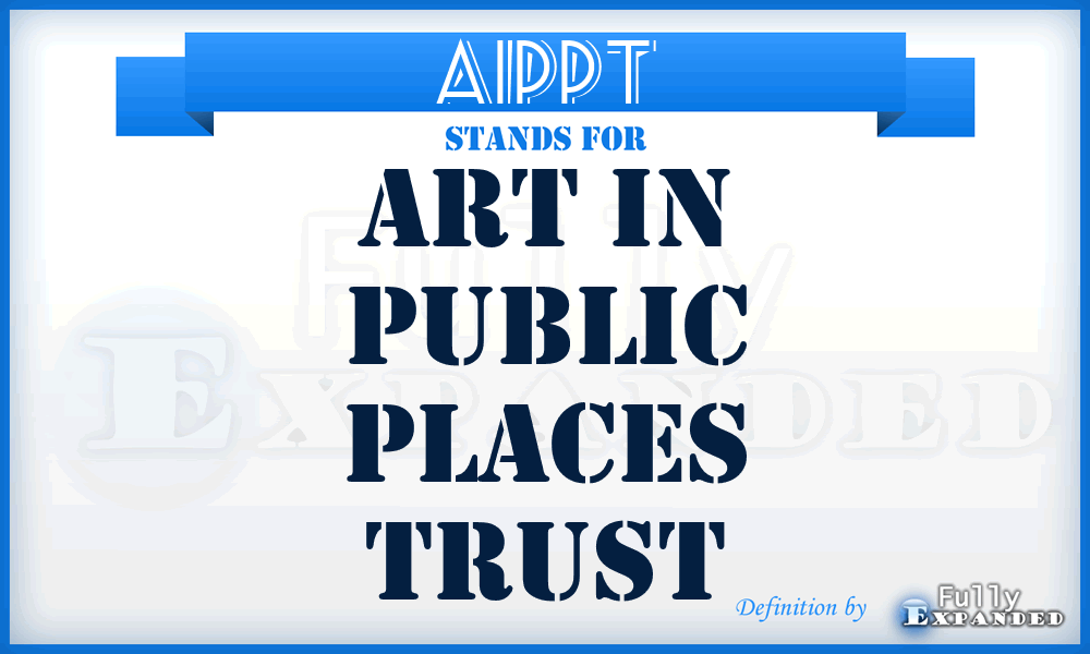 AIPPT - Art in Public Places Trust