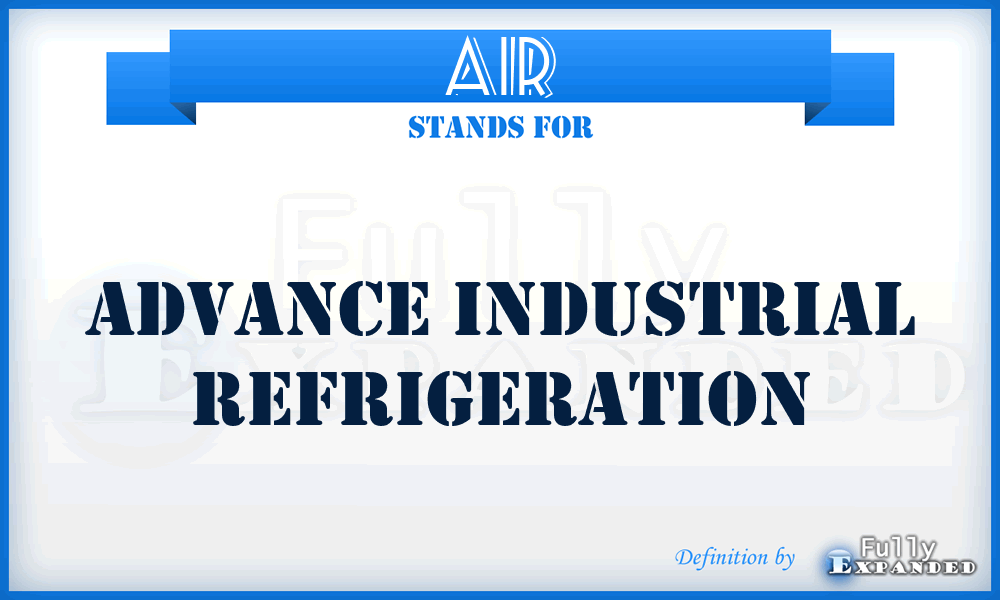 AIR - Advance Industrial Refrigeration
