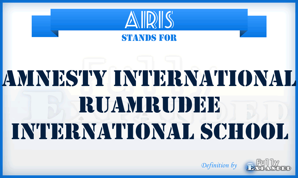 AIRIS - Amnesty International Ruamrudee International School