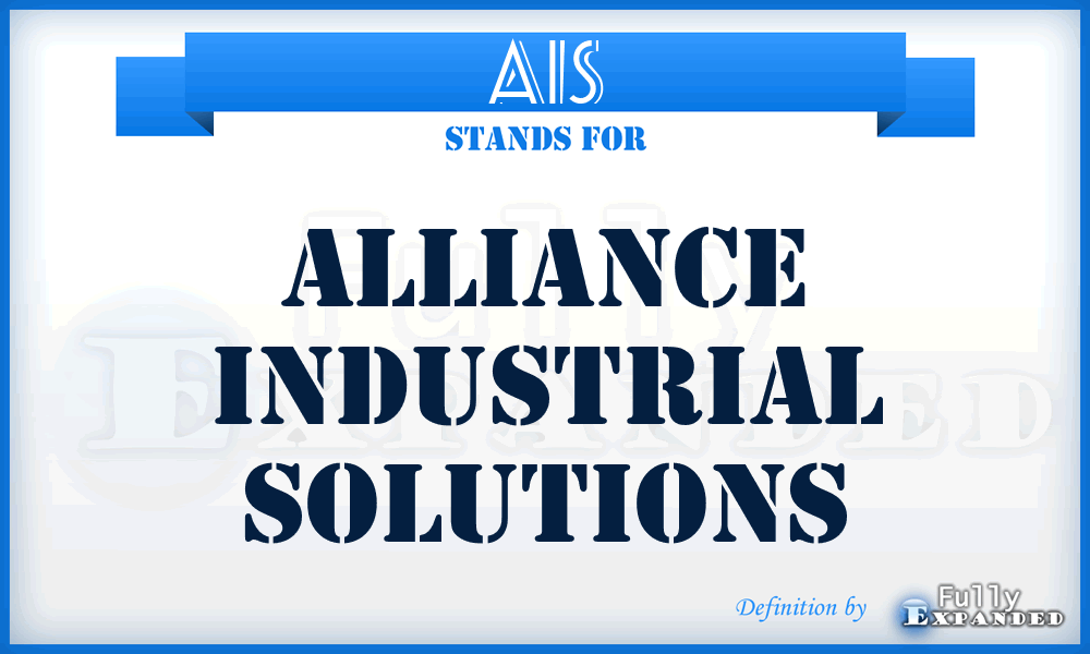 AIS - Alliance Industrial Solutions