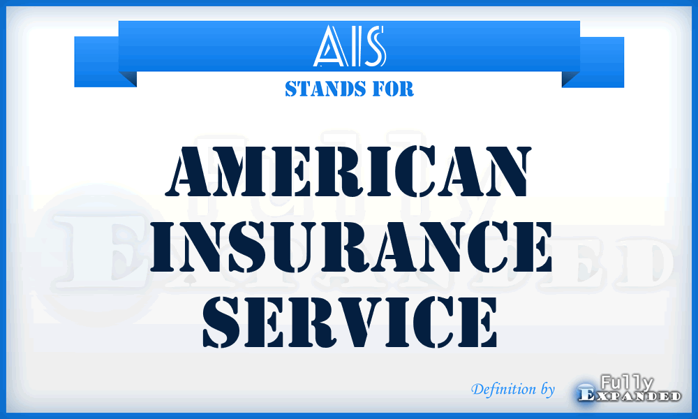 AIS - American Insurance Service