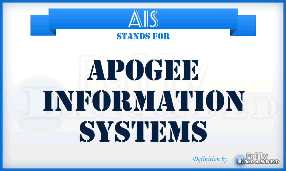 AIS - Apogee Information Systems