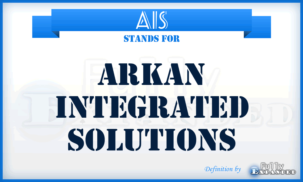 AIS - Arkan Integrated Solutions