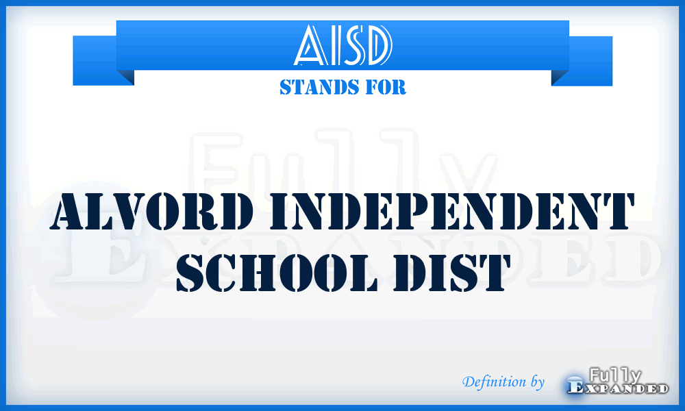 AISD - Alvord Independent School Dist