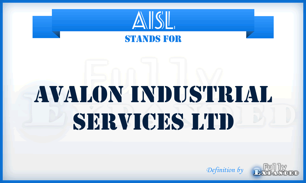 AISL - Avalon Industrial Services Ltd