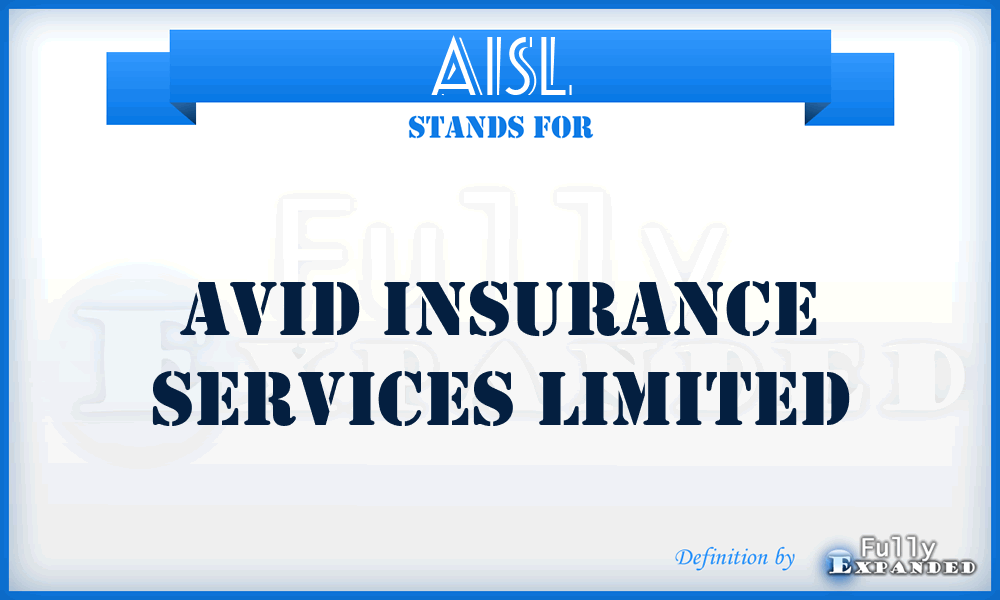 AISL - Avid Insurance Services Limited