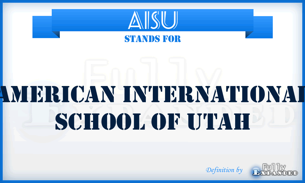 AISU - American International School of Utah