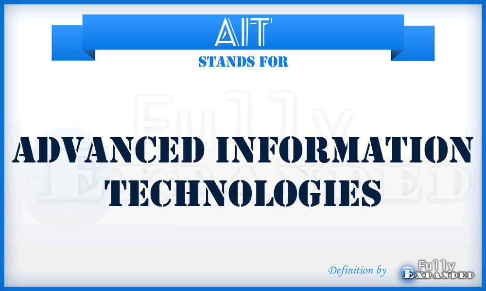 AIT - Advanced Information Technologies