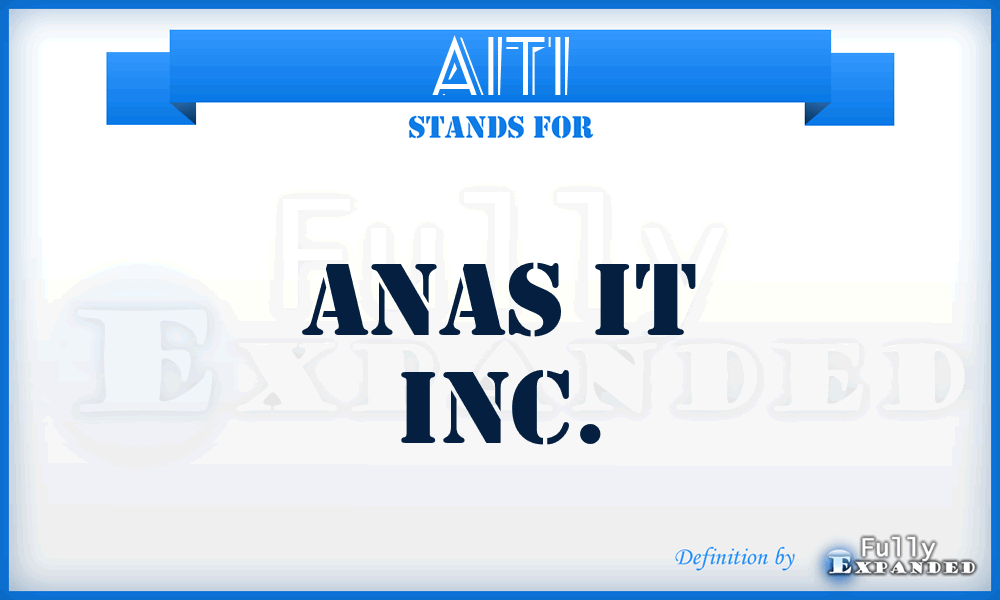AITI - Anas IT Inc.