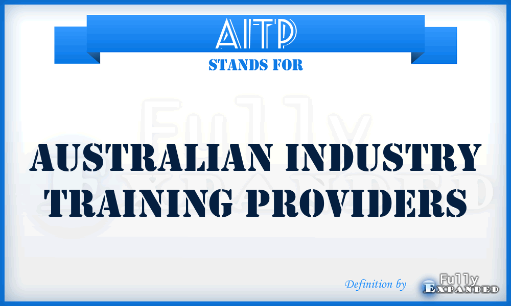 AITP - Australian Industry Training Providers