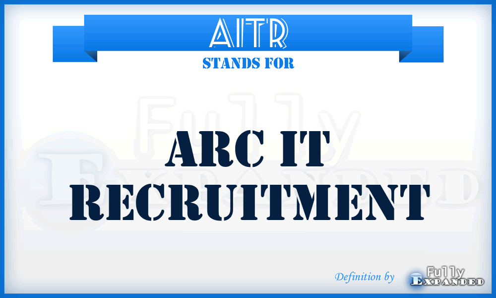 AITR - Arc IT Recruitment